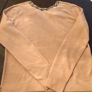 Embelishes nude Rebecca Taylor Knit